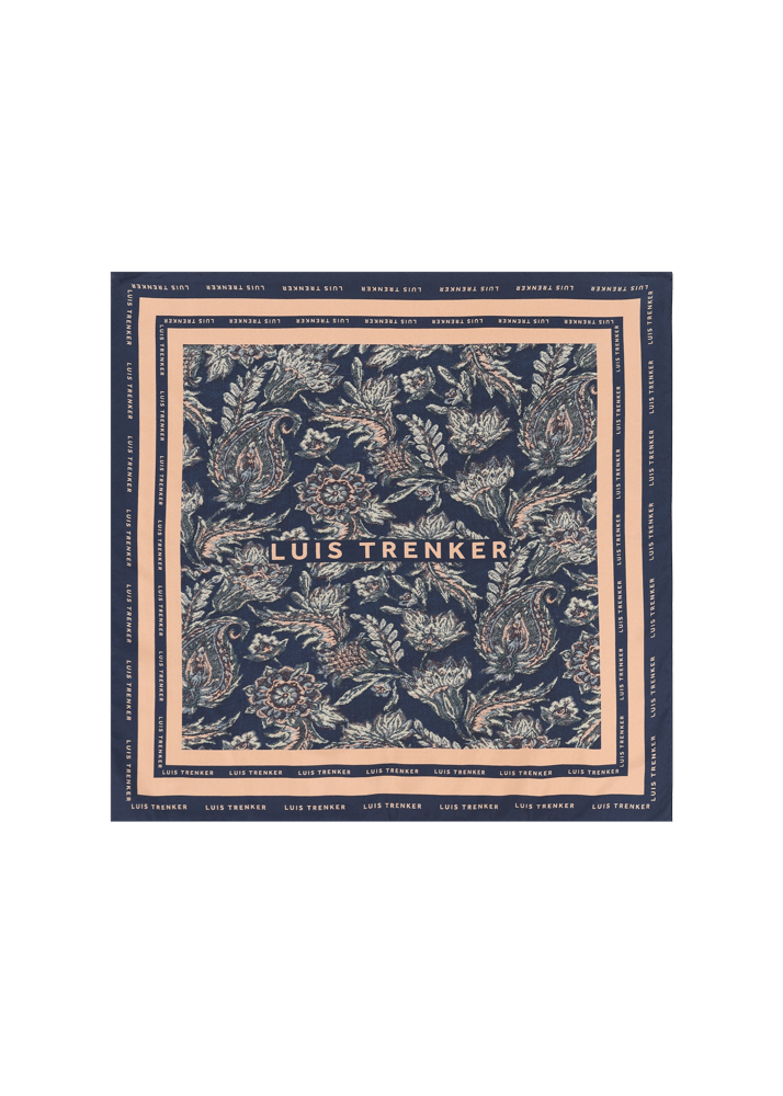 Luis Trenker Foulard di seta con motivo floreale Lufrancara Shopping Online