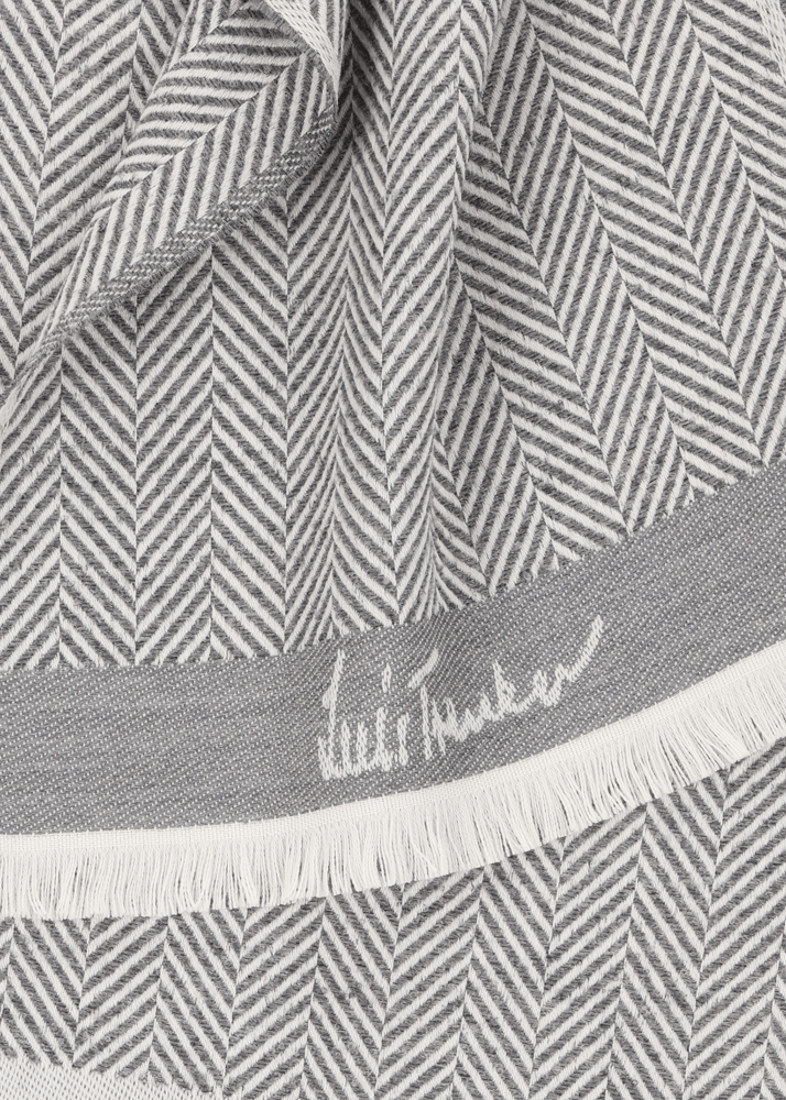 Luis Trenker Sciarpa in tessuto jacquard modello Lufabi Offerte
