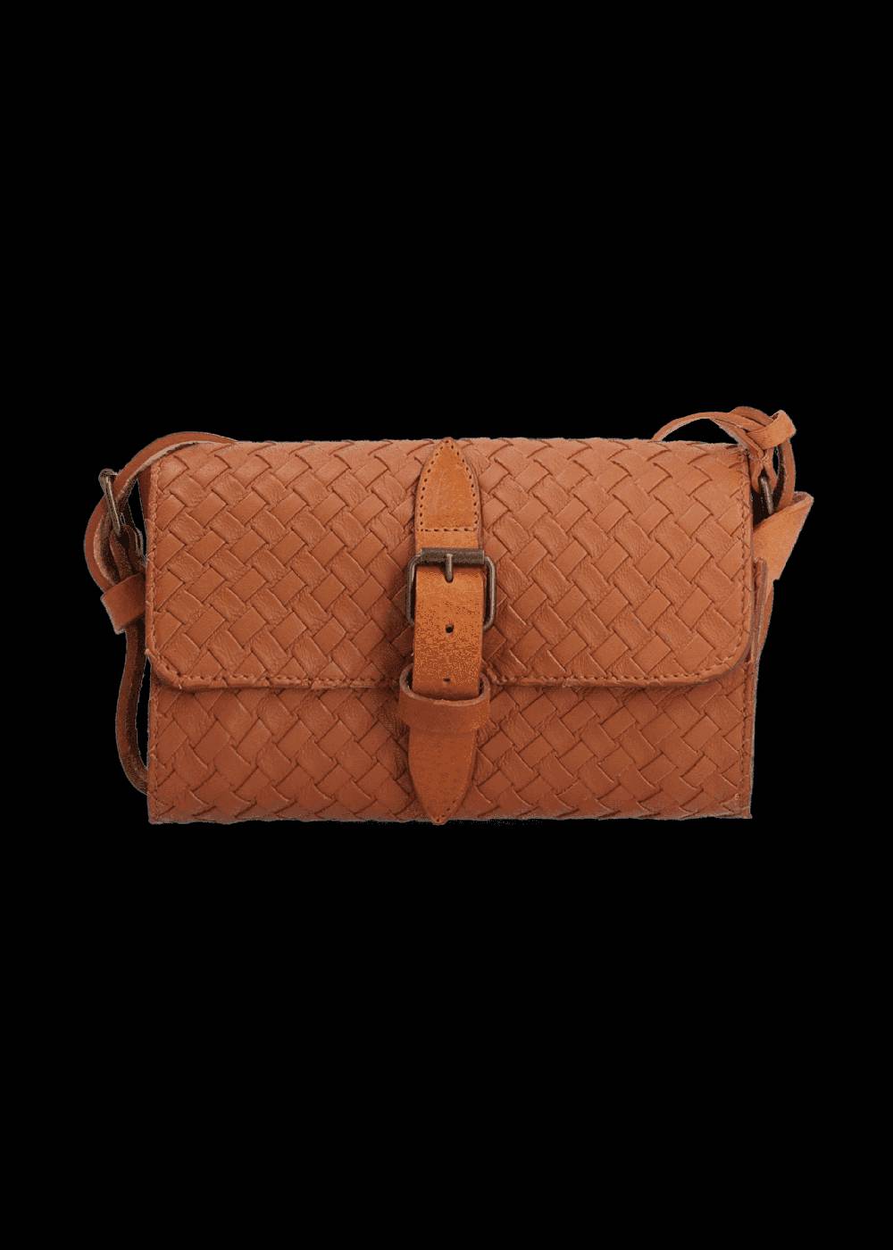 Luis Trenker Marsupio in pelle intrecciata modello Lurenee Italy