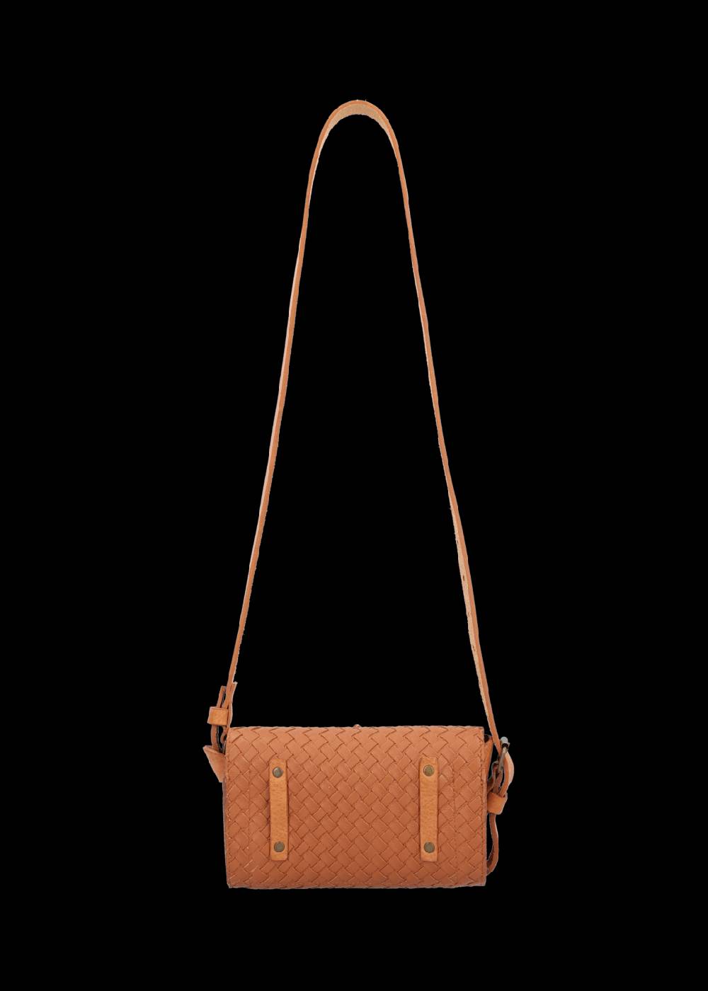Luis Trenker Marsupio in pelle intrecciata modello Lurenee Italy
