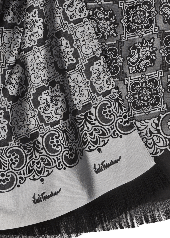 Luis Trenker Sciarpa in seta jacquard modello Lufranzi Fino Al -60%