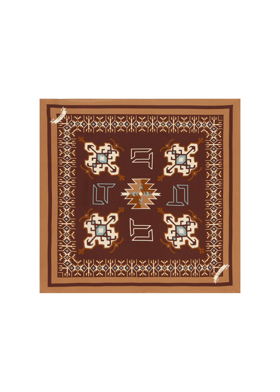 Luis Trenker Foulard di seta modello Lufrancara Offerta