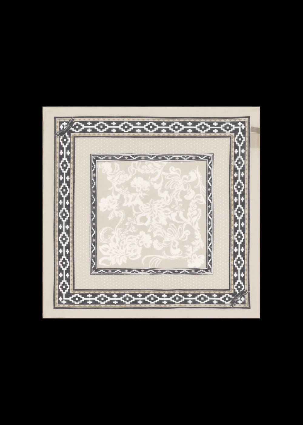 Luis Trenker Foulard in cotone e seta a fantasia modello Lufinley Nuovo