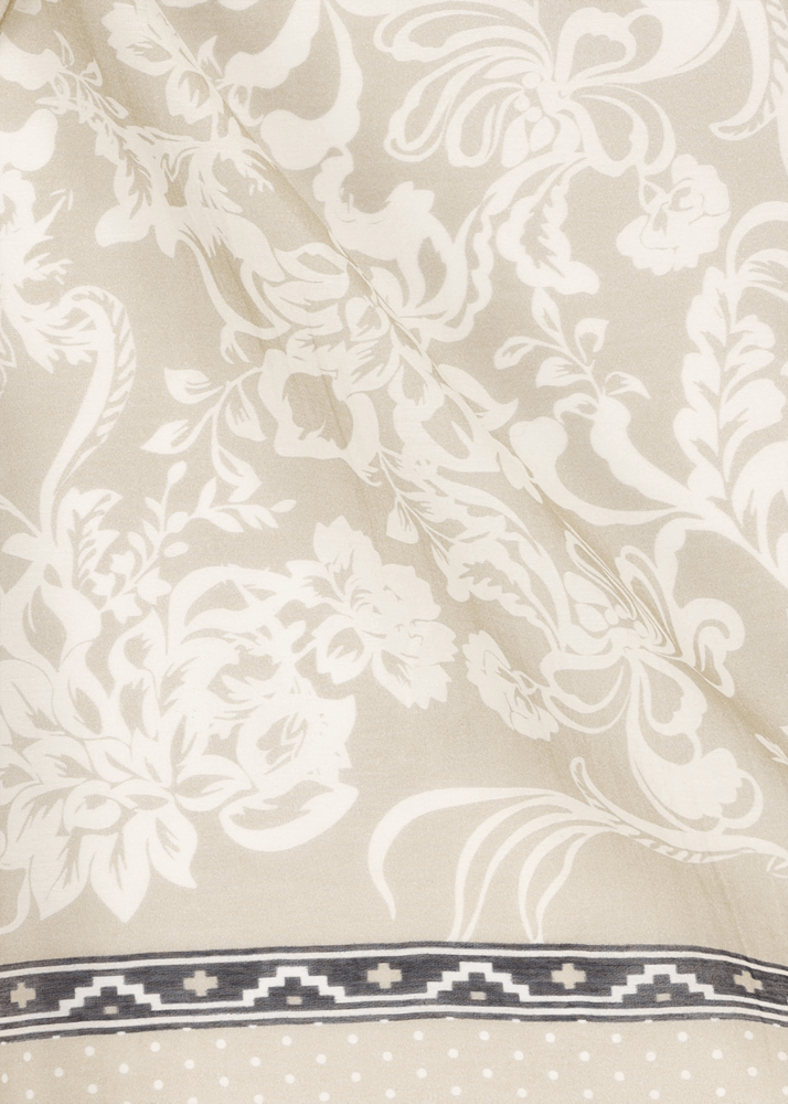 Luis Trenker Foulard in cotone e seta a fantasia modello Lufinley Nuovo