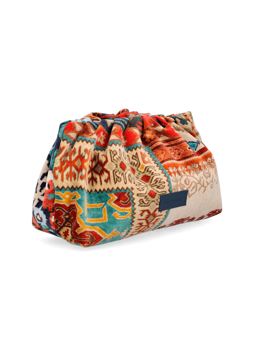Luis Trenker Clutch in velluto modello Luposch Consegna Veloce