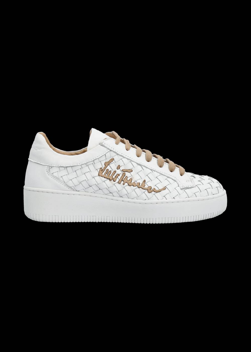 Luis Trenker Sneaker in pelle intrecciata modello Lupintras Offerte