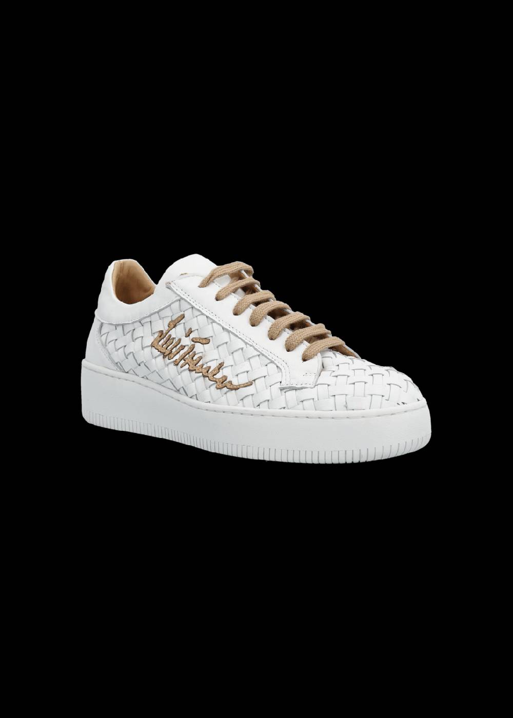 Luis Trenker Sneaker in pelle intrecciata modello Lupintras Offerte