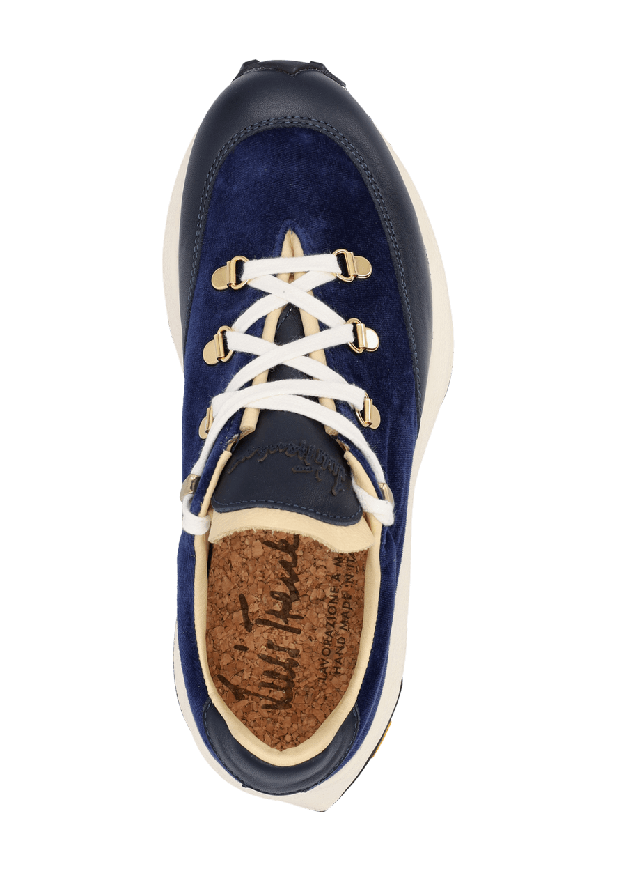 Luis Trenker Sneakers in velluto e pelle modello Luleandra Vendite Flash