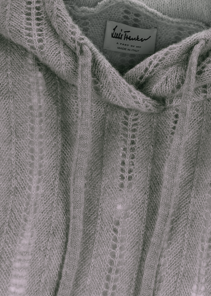 Luis Trenker Pullover lavorato a maglia con cappuccio Luwaltraud Presa