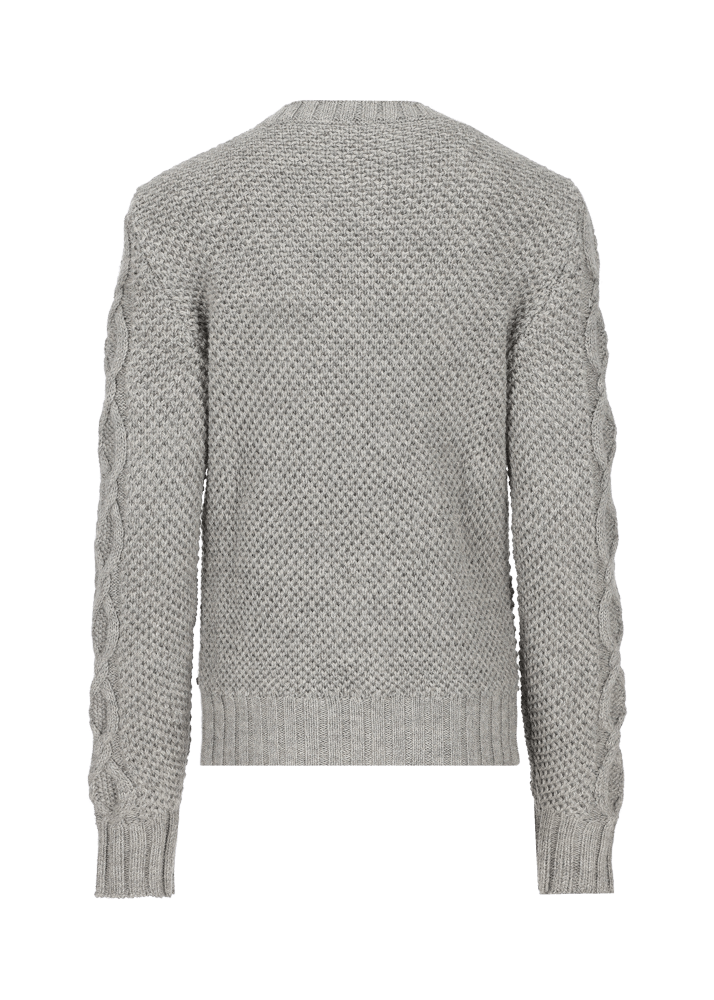 Luis Trenker Pullover con motivo lavorato a maglia Lualba Offerta