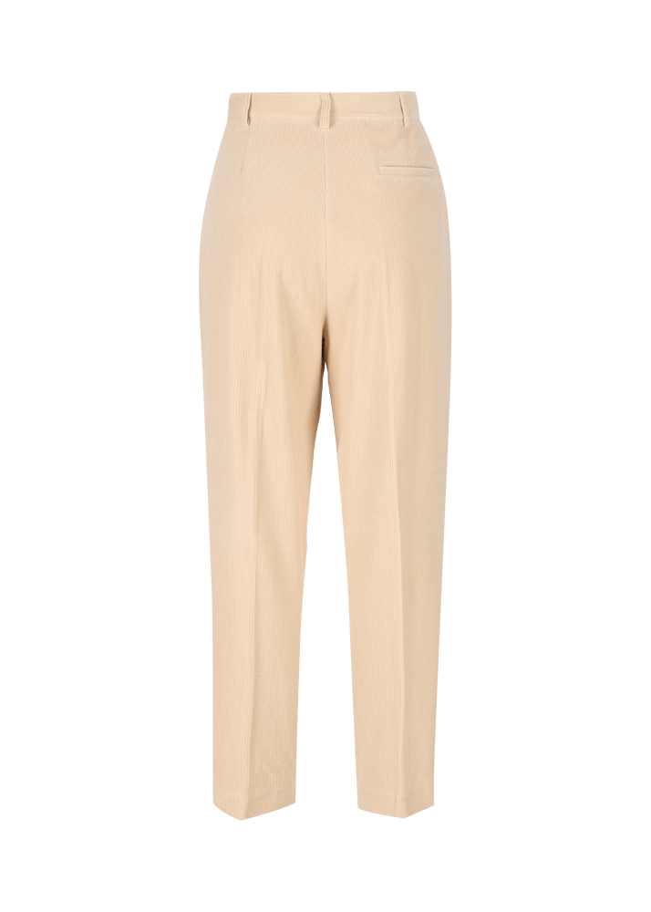Luis Trenker Pantaloni in jersey di velluto a coste con vestibilità carrot fit Luloretta Nuovo
