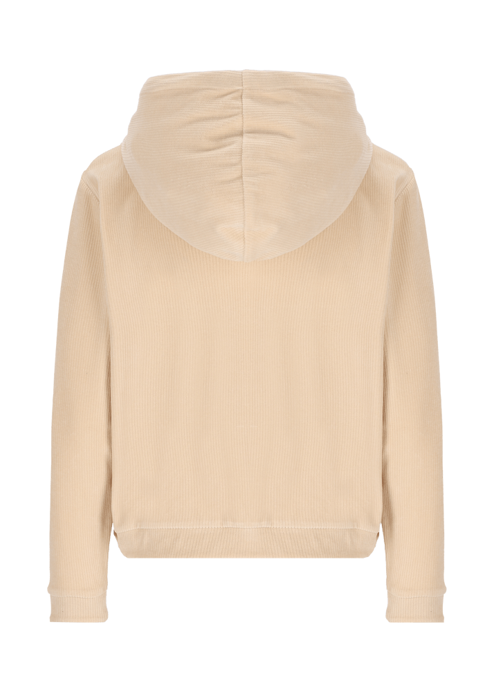 Luis Trenker Pullover con cappuccio realizzato in jersey di velluto a coste Luannette Qualità Garantita