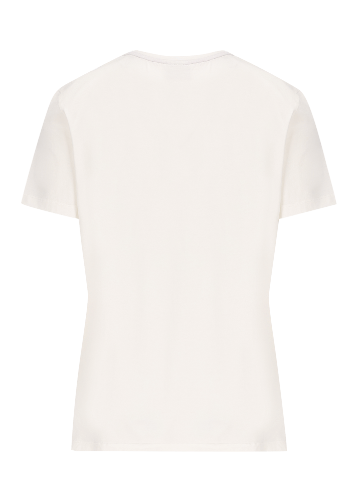 Luis Trenker T-shirt con scritta "Lebensfreude" Sconto