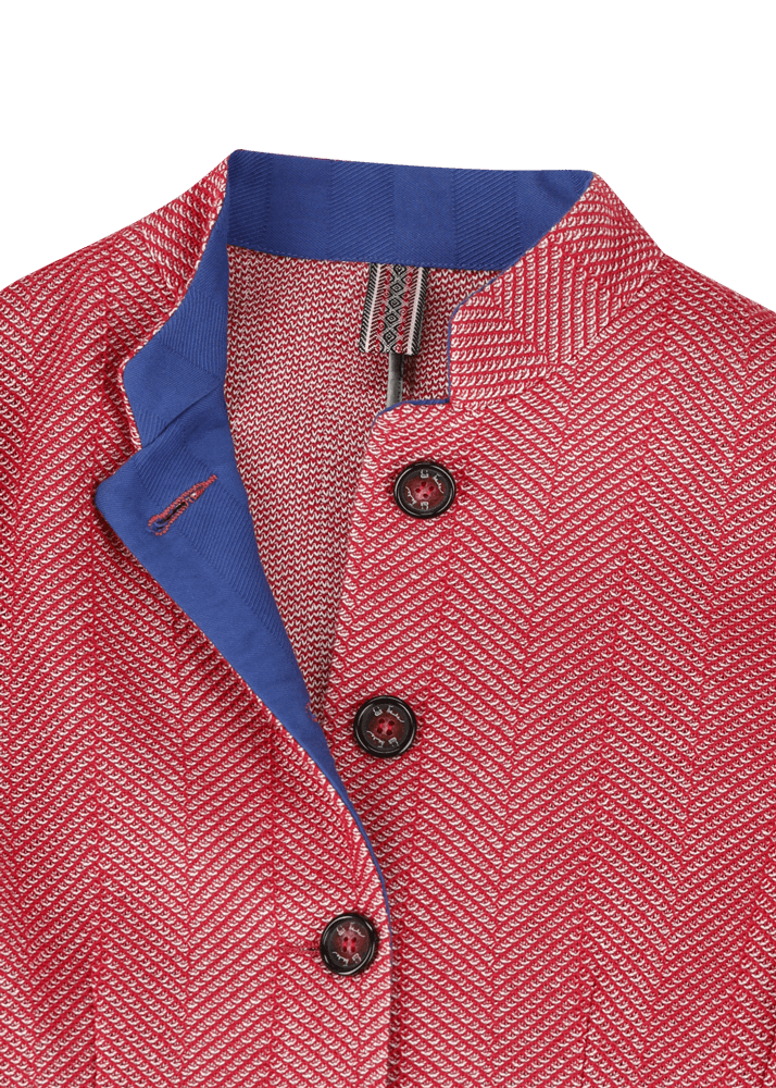Luis Trenker Blazer con motivo a spina di pesce modello Luranda Hotsell
