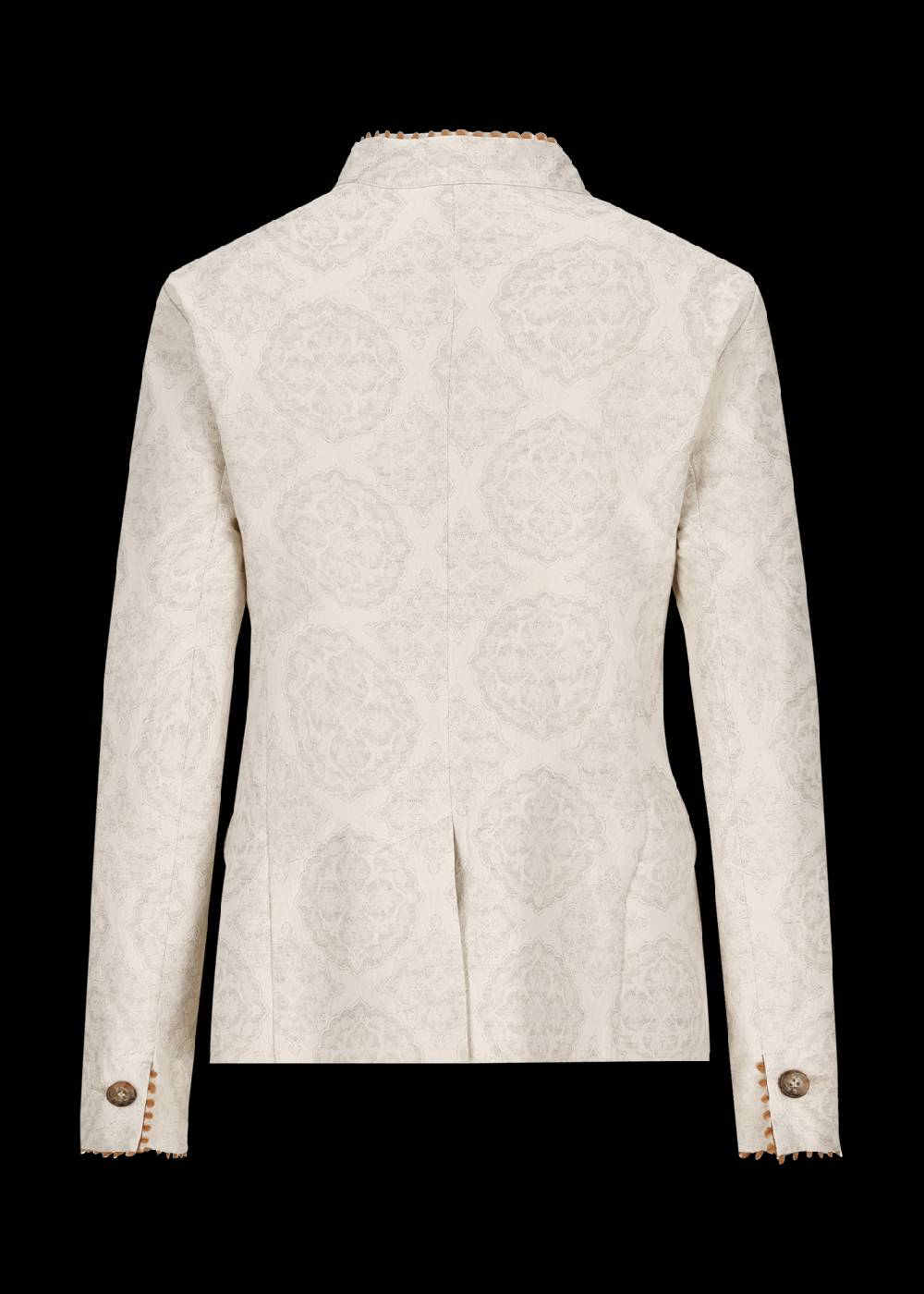 Luis Trenker Blazer in tessuto jacquard con motivo floreale modello Luranda In Saldo