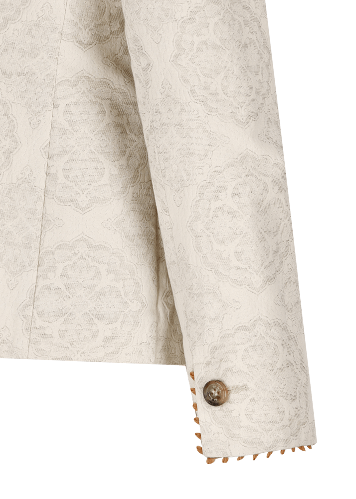 Luis Trenker Blazer in tessuto jacquard con motivo floreale modello Luranda In Saldo