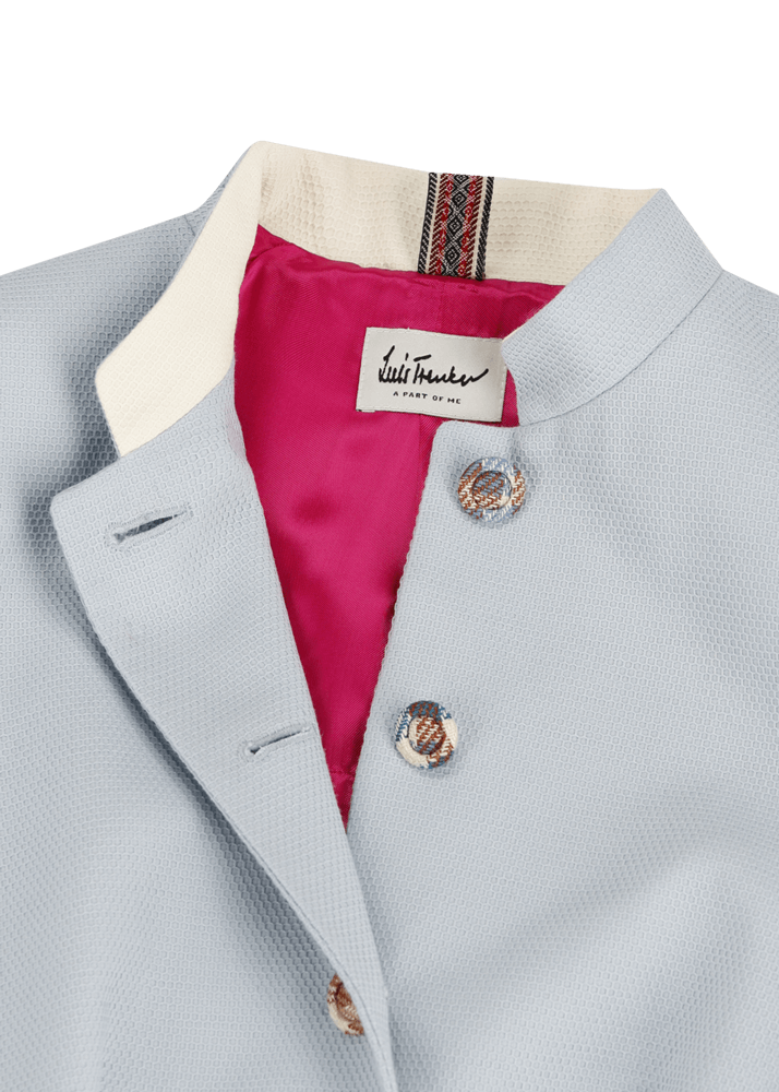Luis Trenker Blazer in piqué di cotone elasticizzato modello Lurosina In Linea