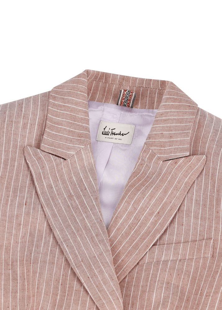 Luis Trenker Blazer doppiopetto con motivo gessato modello Luscilla Qualità Garantita