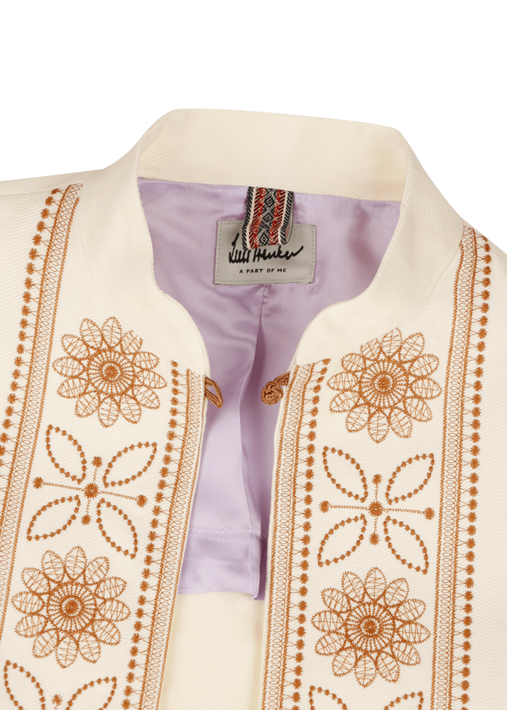 Luis Trenker Blazer corto con ricami e pompon modello Lurachele Negozi Online