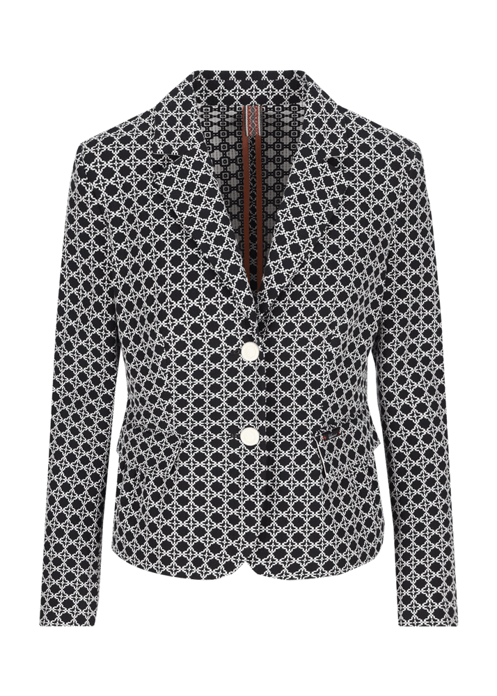 Luis Trenker Blazer in cotone jacquard modello Luramona Consegna Veloce