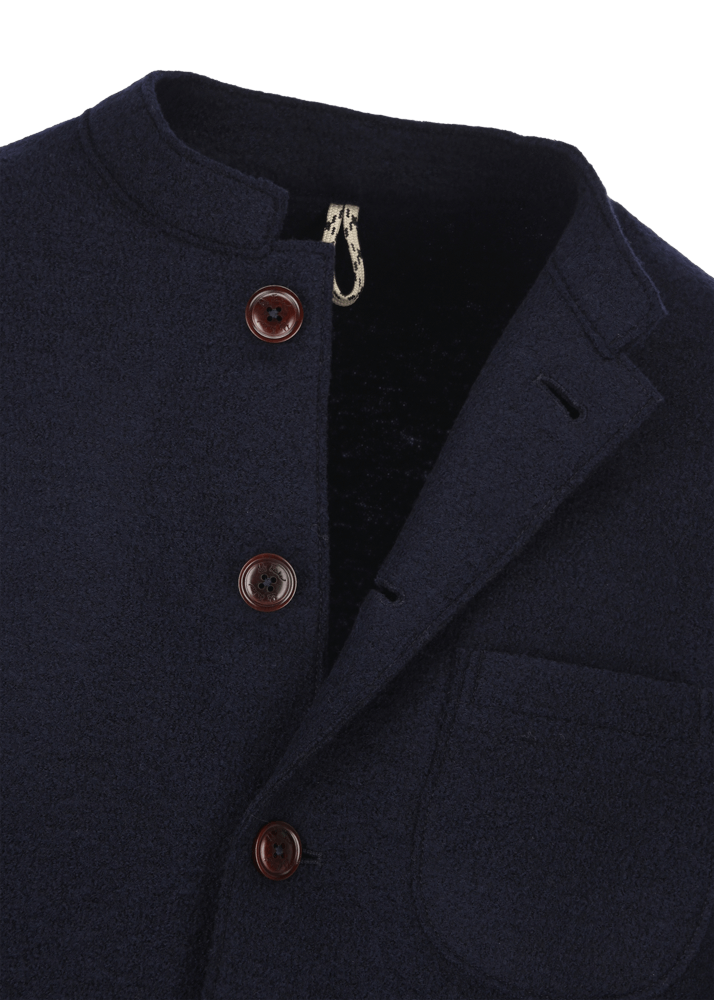Luis Trenker Blazer in lana follata con cuciture a taglio vivo Luigis Prezzo Ridotto