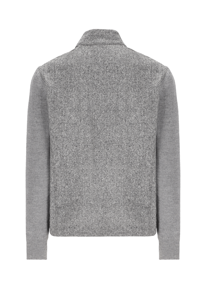Luis Trenker Giacca camicia con maniche lavorate a maglia Luolly Negozi Online