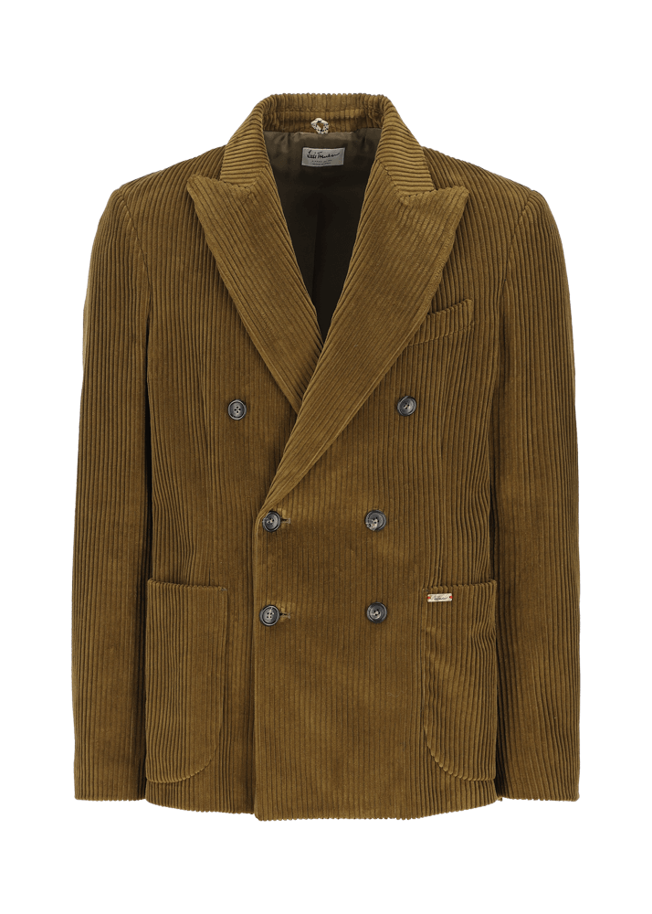 Luis Trenker Blazer in velluto a coste con collo a revers Lusimone Outlet