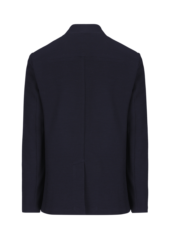 Luis Trenker Blazer in jersey con colletto alla coreana Lusepp In Vendita