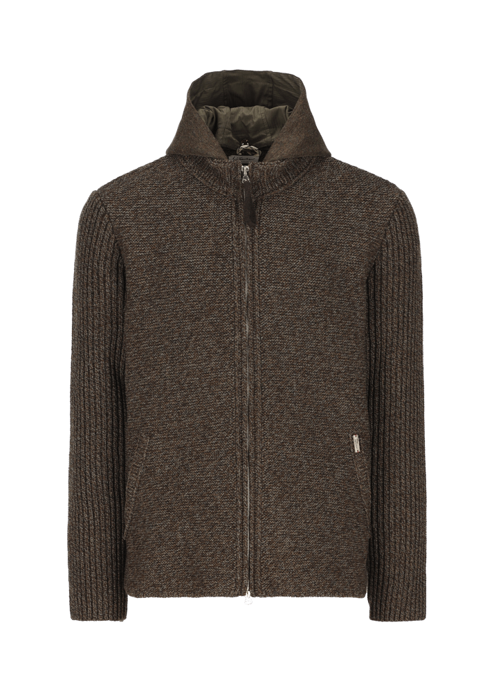 Luis Trenker Cardigan in misto lana merino Luwallace Vendita Economica