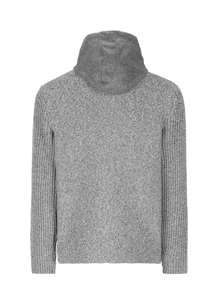 Luis Trenker Cardigan in misto lana merino Luwallace Saldi Di Fabbrica
