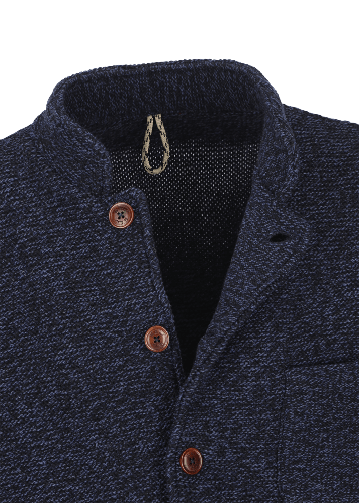 Luis Trenker Cardigan con collo alto Luwainer Nuova