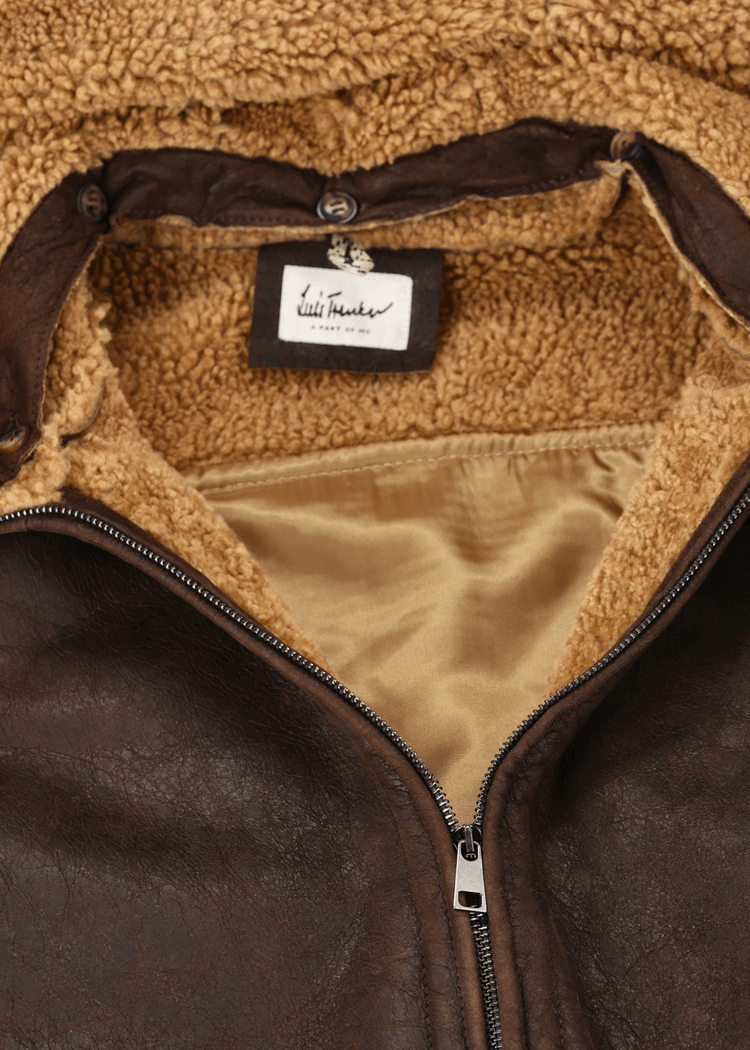 Luis Trenker Cardigan con parte anteriore in pelle Luwallace 2025