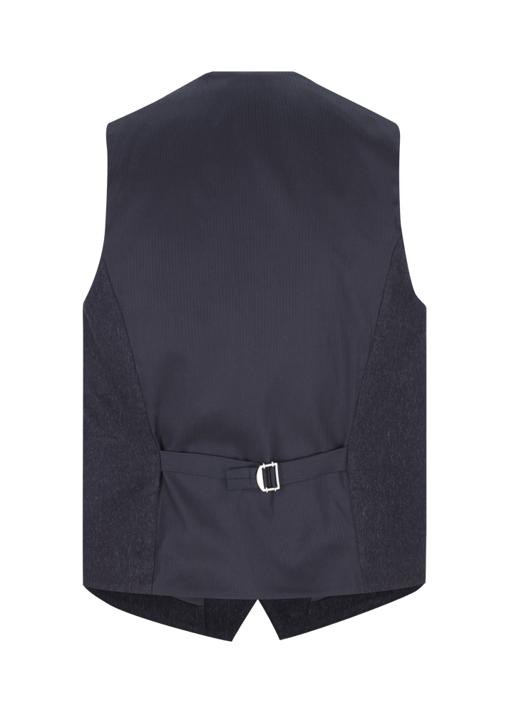 Luis Trenker Gilet in loden con scollo rotondo Lusven Qualità