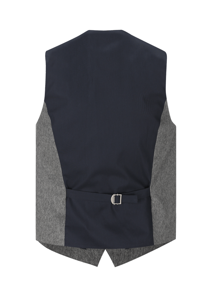 Luis Trenker Gilet in loden con scollo rotondo Lusven Promozione