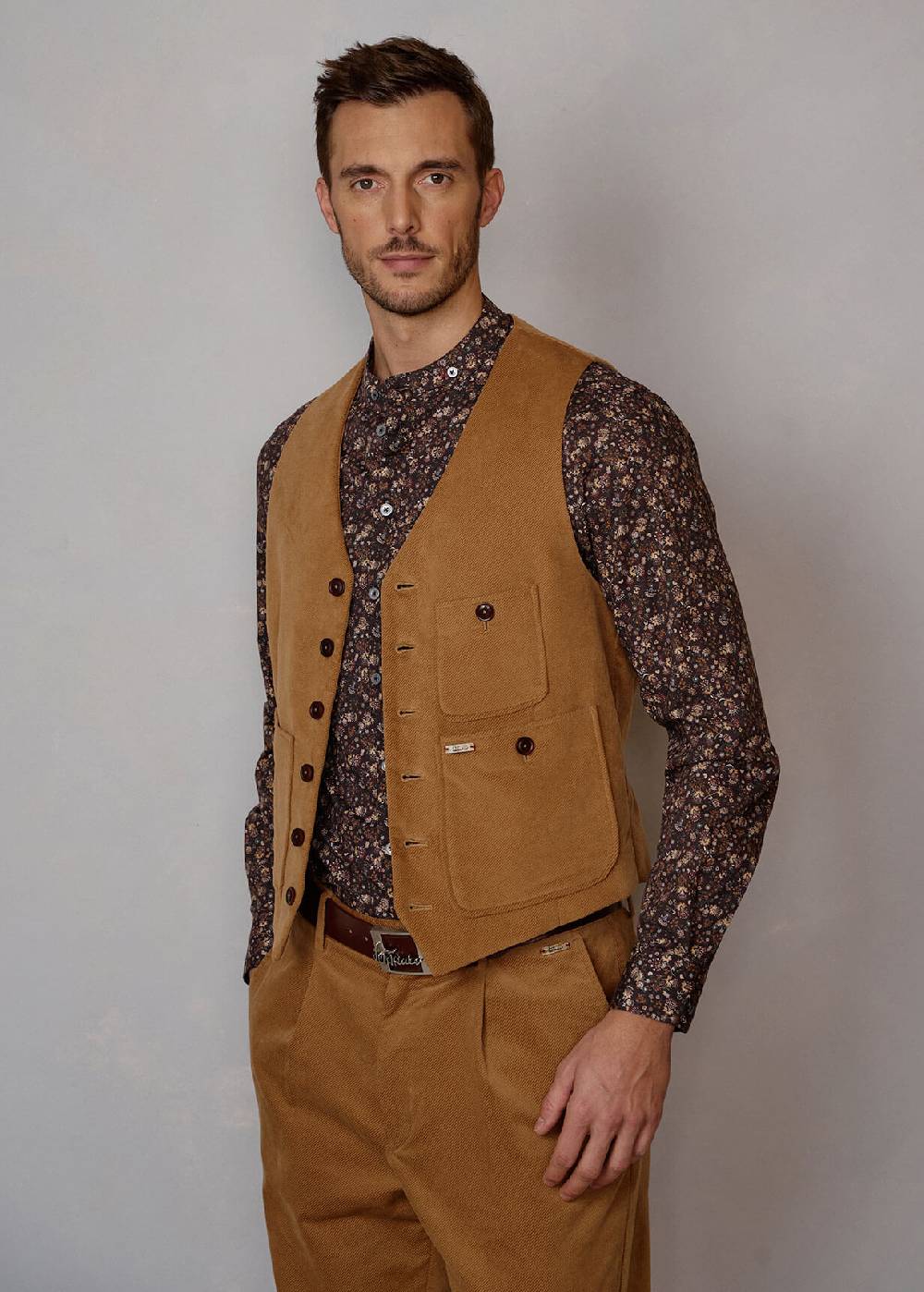 Luis Trenker Gilet in velluto Luseba Shopping Online