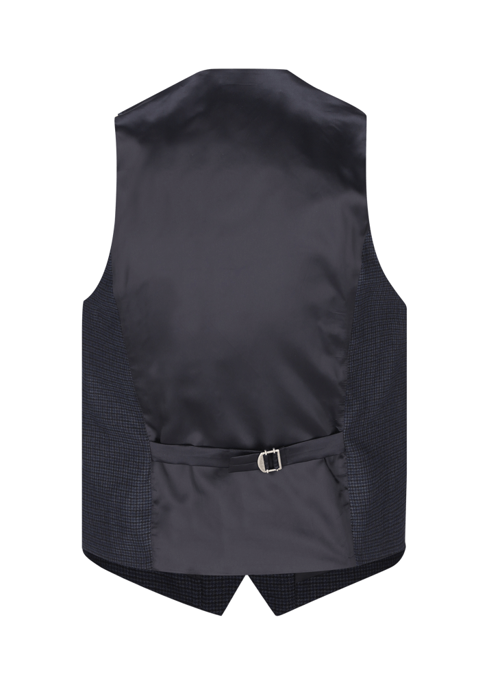 Luis Trenker Gilet con motivo pied-de-poule Lusven Affare Del Giorno