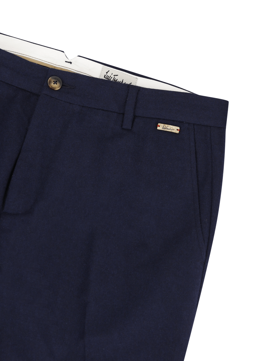 Luis Trenker Pantaloni chino in flanella di lana Lubruneu Offerta
