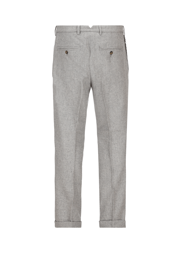 Luis Trenker Pantaloni chino in flanella di lana Lubruneu Economico