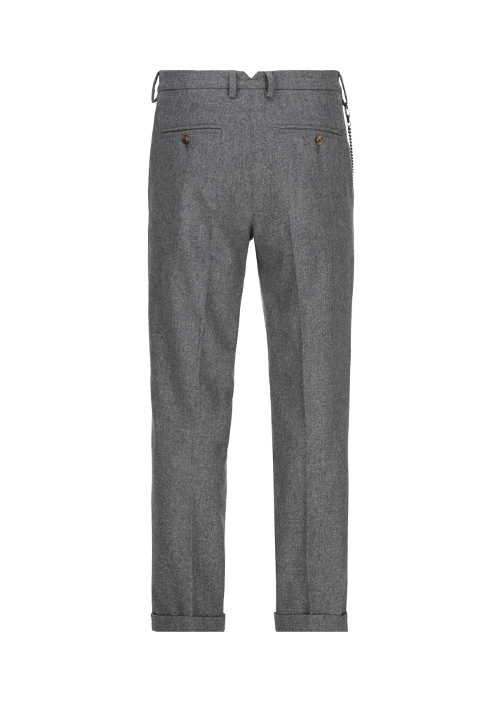 Luis Trenker Pantaloni chino in flanella di lana Lubruneu Online
