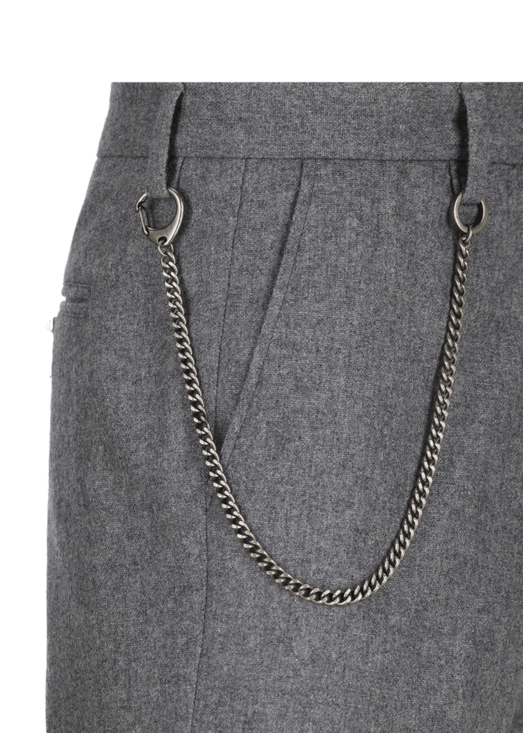 Luis Trenker Pantaloni chino in flanella di lana Lubruneu Online