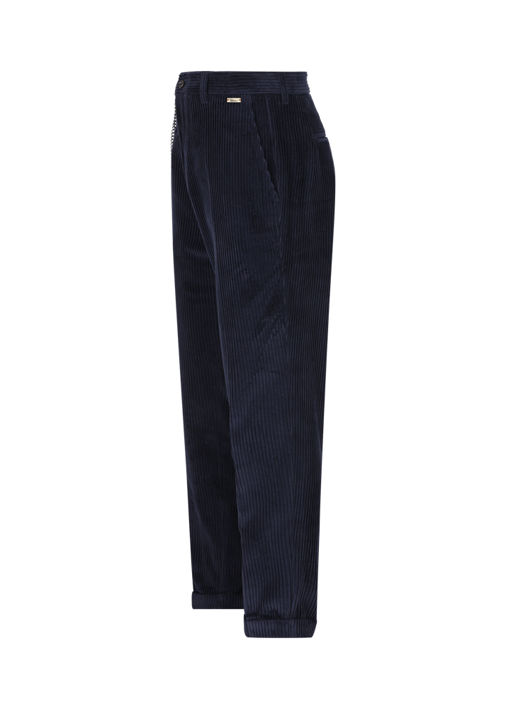 Luis Trenker Pantaloni chino in velluto a coste Lubruneu Outlet