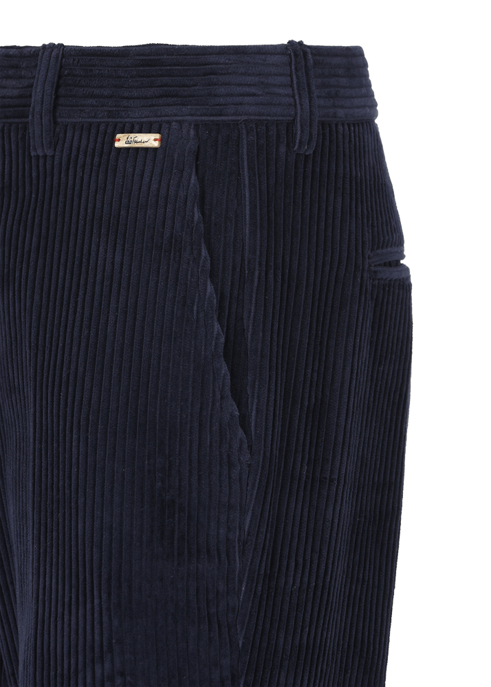 Luis Trenker Pantaloni chino in velluto a coste Lubruneu Outlet