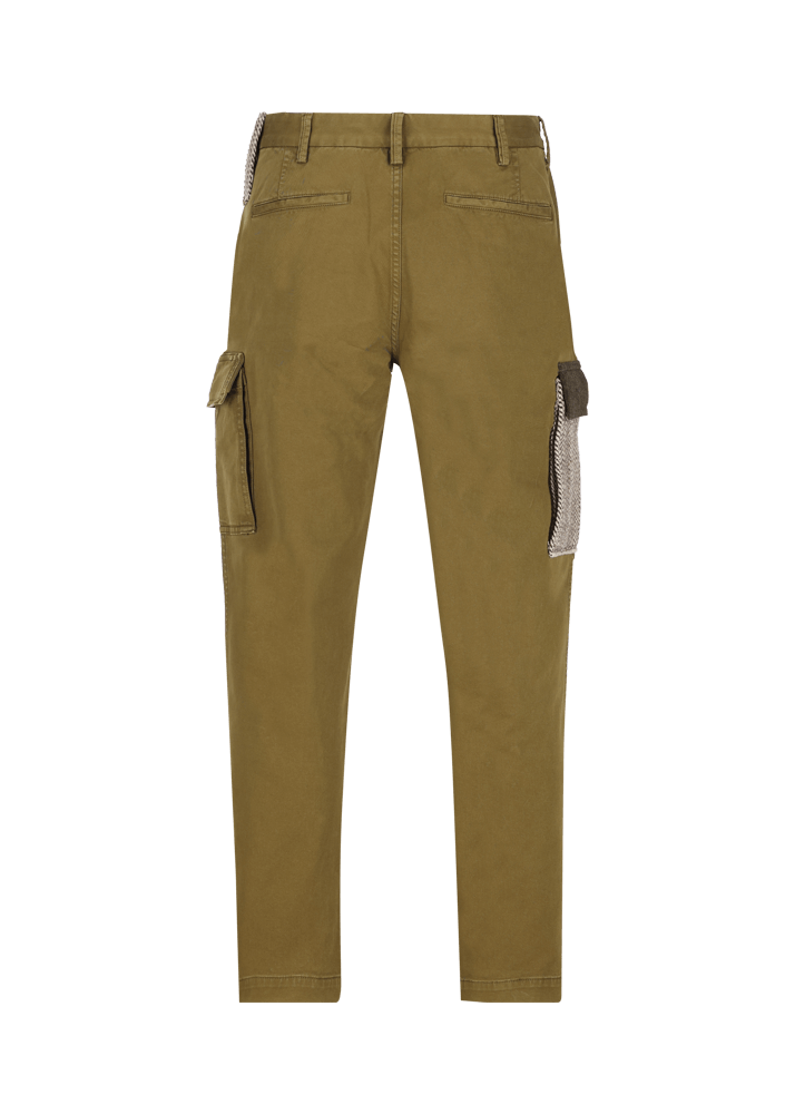Luis Trenker Pantaloni cargo dal look usurato Luberno Saldi Di Fabbrica