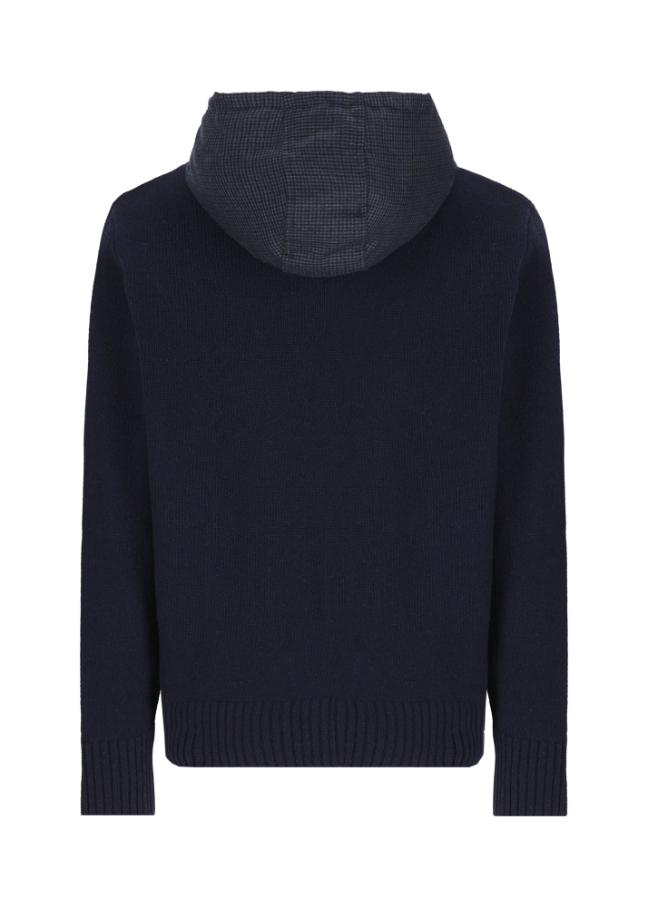 Luis Trenker Pullover lavorato a maglia con cappuccio Luwilfried 2025