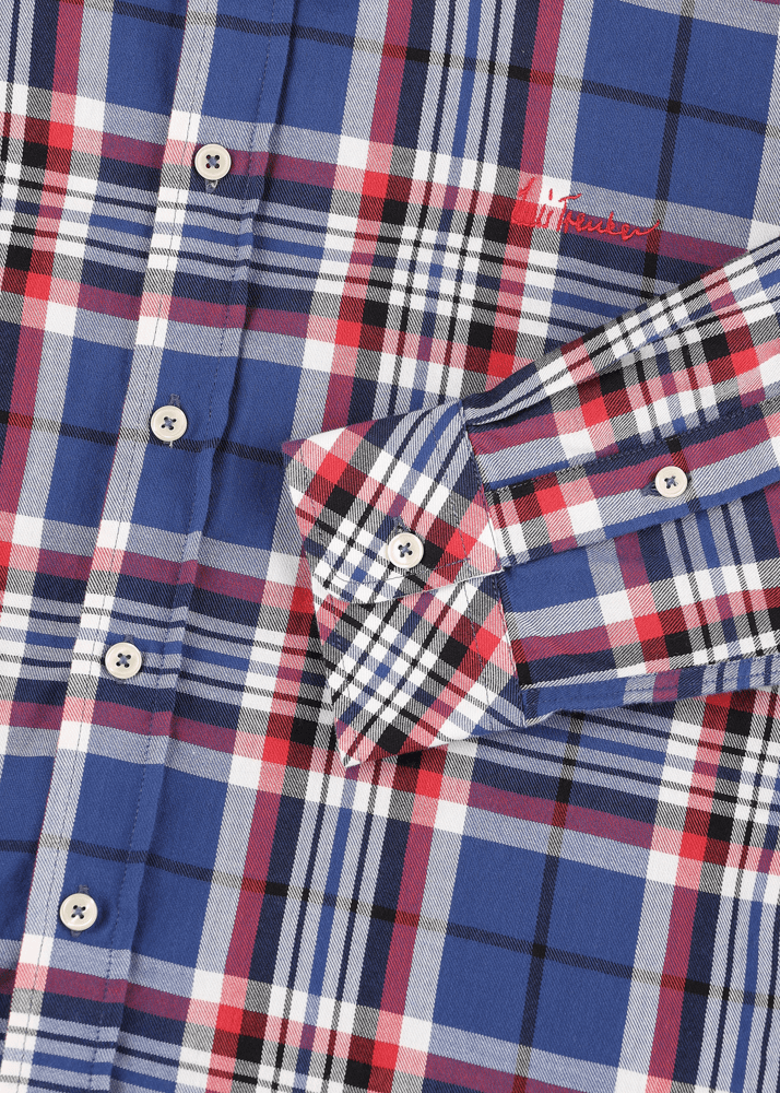 Luis Trenker Camicia con motivo a quadri Lubodo Spedizione Gratuita