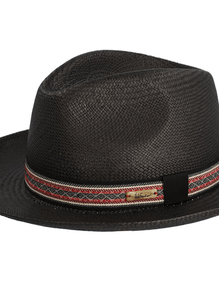 Luis Trenker Cappello in paglia con tesa ricurva modello Lumesa Black Friday Prezzi