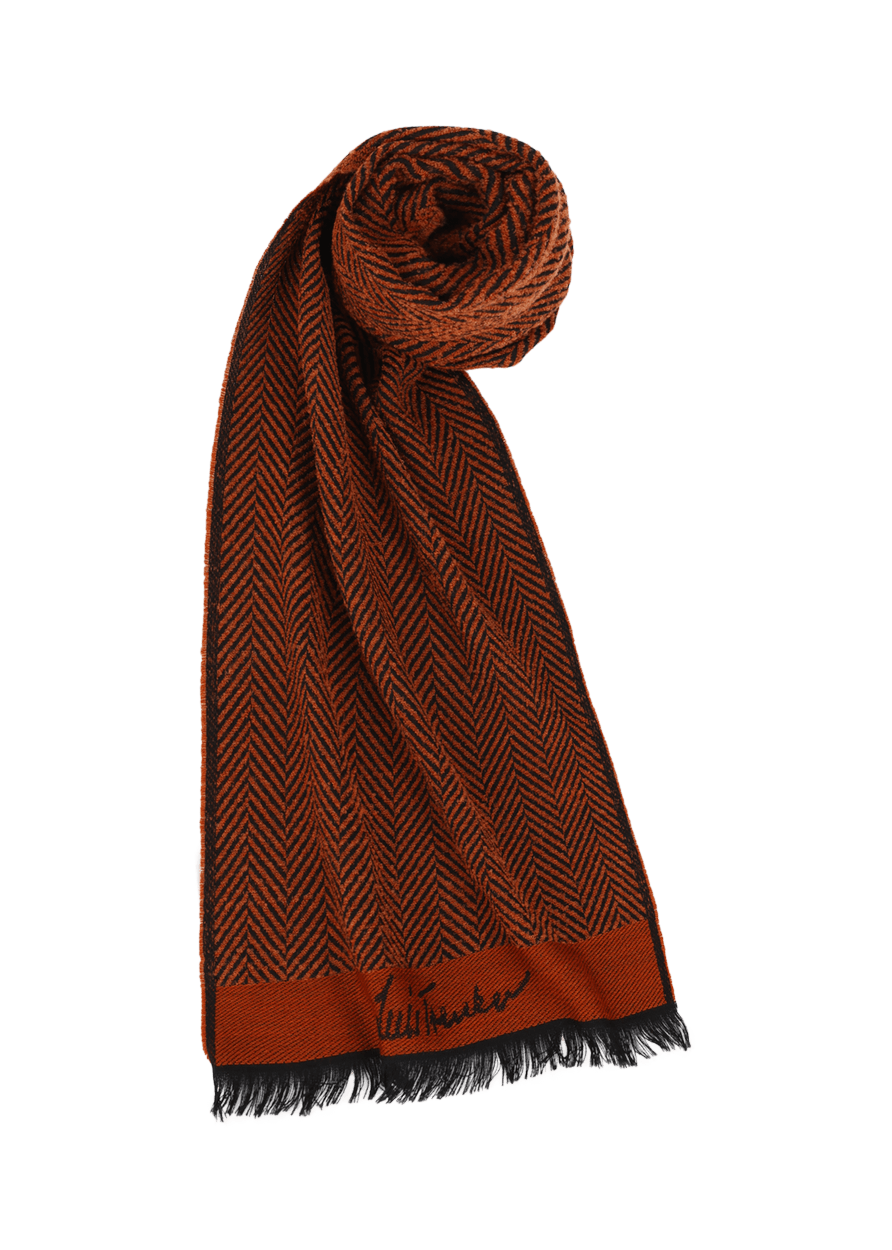 Luis Trenker Sciarpa in tessuto jacquard modello Lufabi Presa