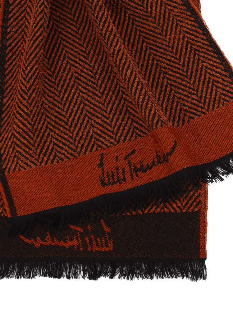 Luis Trenker Sciarpa in tessuto jacquard modello Lufabi Presa