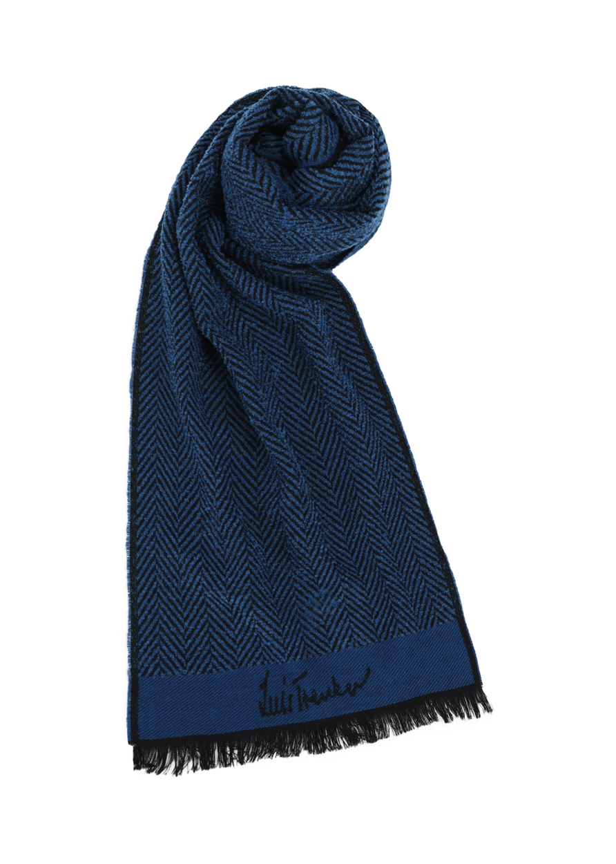 Luis Trenker Sciarpa in tessuto jacquard modello Lufabi Sconto