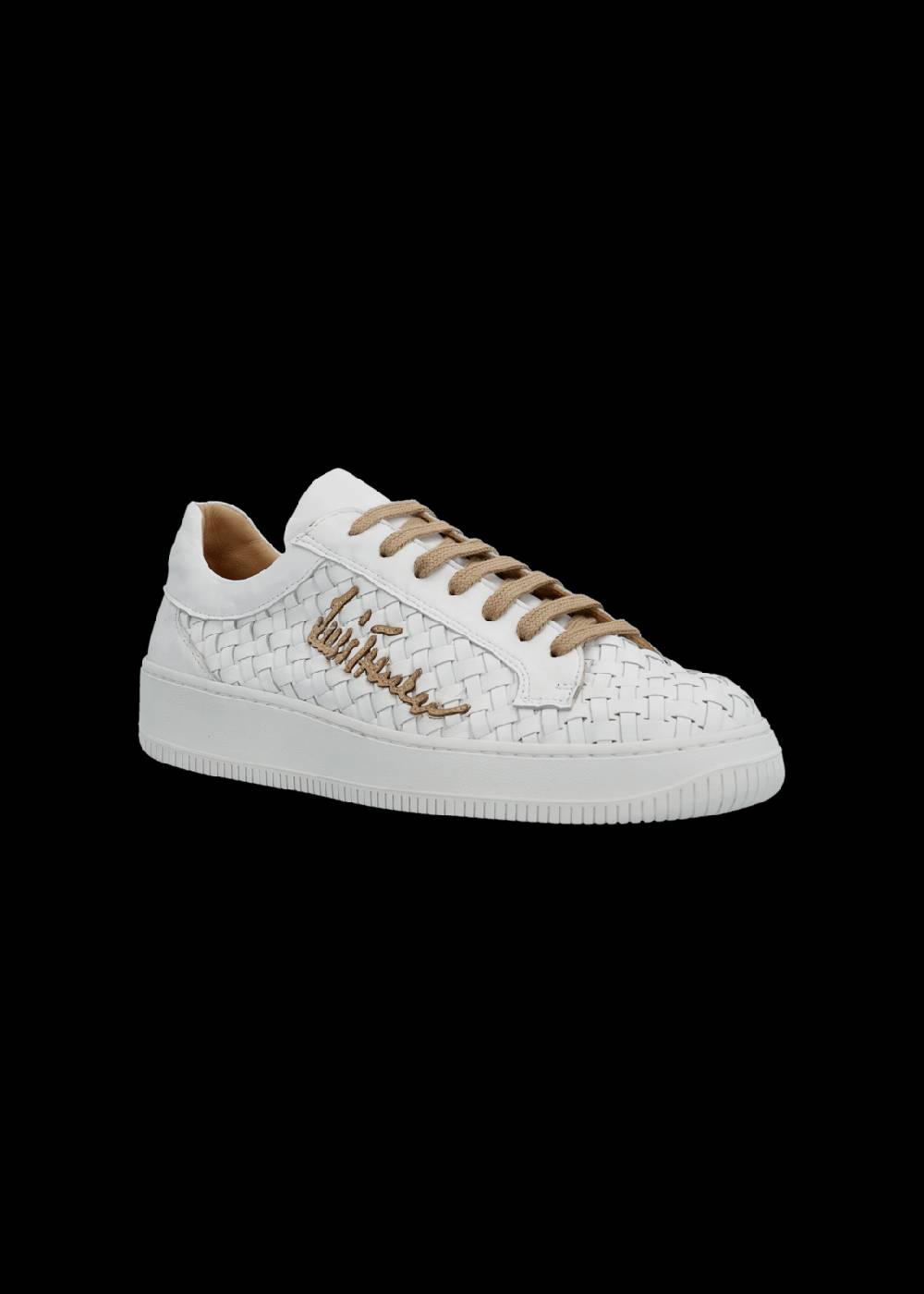 Luis Trenker Sneaker in pelle intrecciata modello Lupintros Outlet